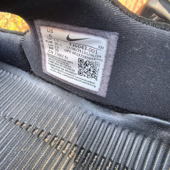 Nike Calm Sandal Triple Black (Women's) Size 6 FJ6043-001 - Picture 3 of 8